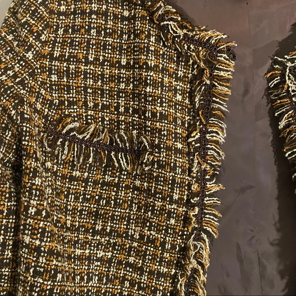 Adorable 90s Vintage JM Atelier Tweed Dress & Jacket Set - Picture 3 of 15